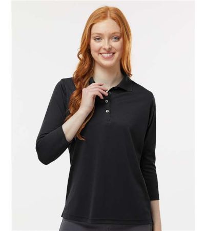 Paragon Women's Lady Palm Three-Quarter Sleeve Polo 120P