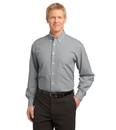 Port Authority ® Plaid Pattern Easy Care Shirt. S639