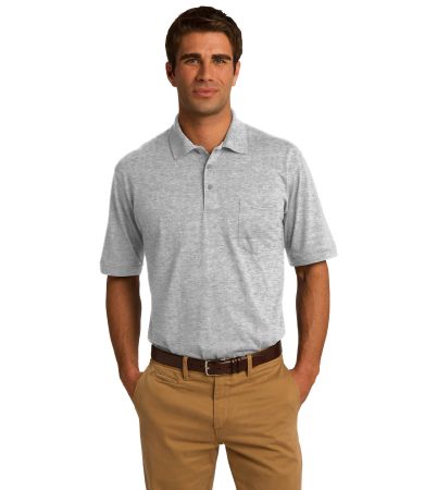 Port & Co  Core Blend Jersey Knit Pocket Polo. KP55P