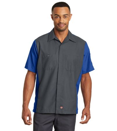 Red Kap ®  Short Sleeve Ripstop Crew Shirt. SY20