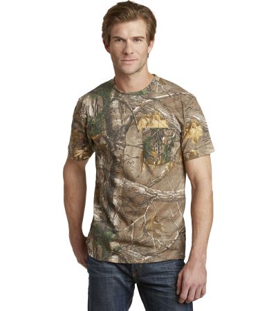 Russell Outdoors ™ - Realtree ® Explorer 100% Cotton T-Shirt with Pocket. S021R