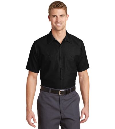 Red Kap ® Long Size, Short Sleeve Industrial Work Shirt. SP24LONG