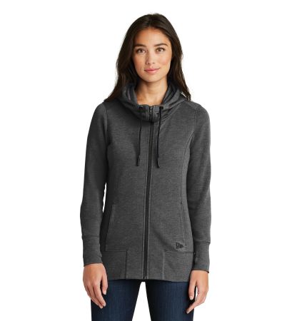 New Era  ®  Women's Tri-Blend Fleece Full-Zip Hoodie. LNEA511