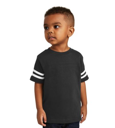 Rabbit Skins  Toddler Football Fine Jersey Tee. RS3037