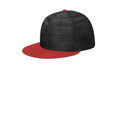 New Era  ®  Camo Flat Bill Snapback Cap NE407