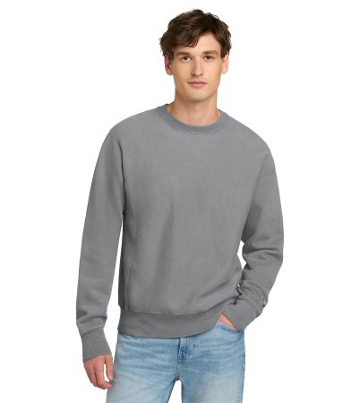 Champion ® Reverse Weave ® Garment-Dyed Crewneck Sweatshirt. GDS149