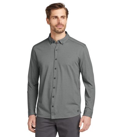 OGIO  ®   Code Stretch Long Sleeve Button-Up. OG145