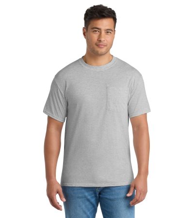 Port & Co  Tall Core Blend Pocket Tee. PC55PT