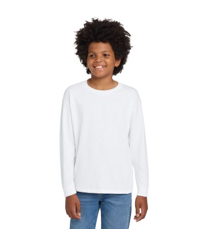 Gildan ® Youth Heavy Cotton  100% Cotton Long Sleeve T-Shirt. 5400B