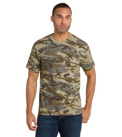 Port & Co  Core Cotton Camo Tee. PC54C
