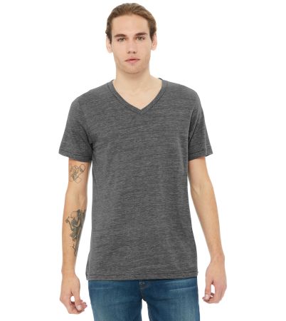 BELLA+CANVAS ® Unisex Textured Jersey V-Neck Tee BC3655