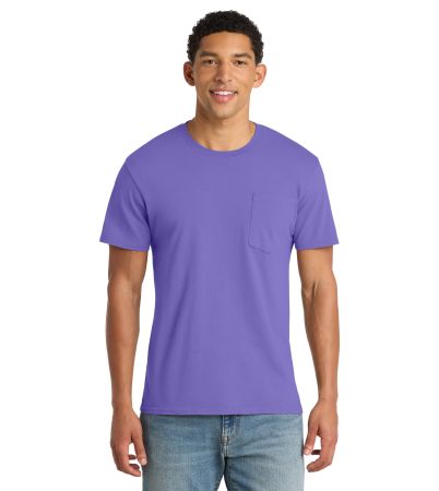 Port & Co  Beach Wash ® Garment-Dyed Pocket Tee. PC099P