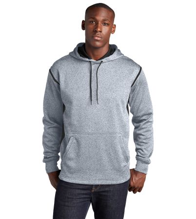 Sport-Tek ® Tech Fleece Colorblock Hooded Sweatshirt. F246