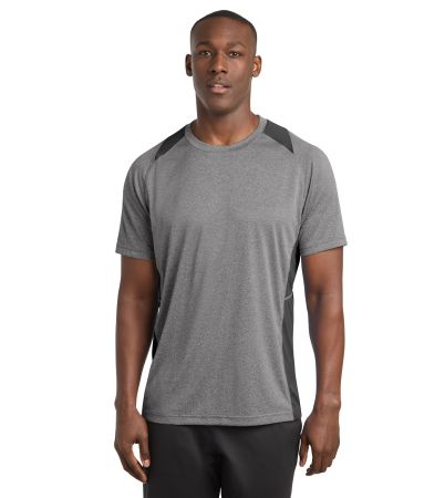 Sport-Tek ® Heather Colorblock Contender  Tee. ST361