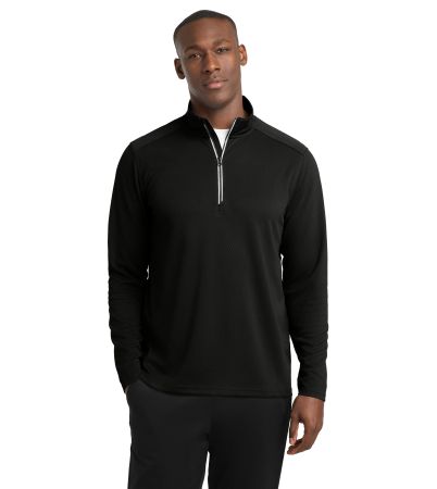 Sport-Tek ®  Sport-Wick ®  Textured 1/4-Zip Pullover.  ST860