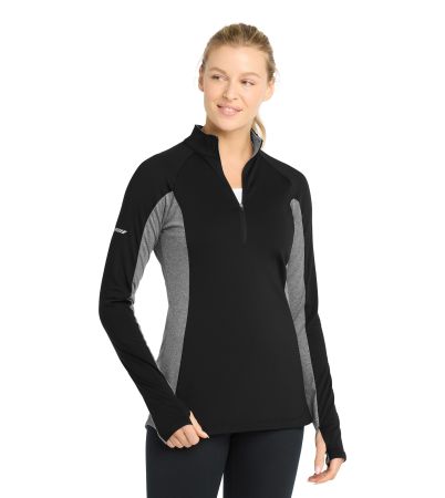 Sport-Tek ® Women's Sport-Wick ® Stretch Contrast 1/4-Zip Pullover. LST854