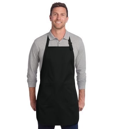 Port Authority ® Full-Length Two-Pocket Bib Apron. A600