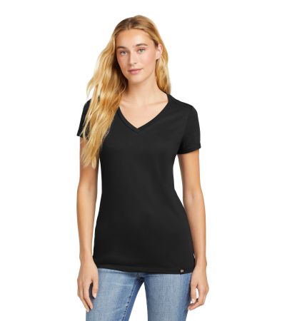 New Era  ®  Women's Heritage Blend V-Neck Tee. LNEA101