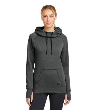 New Era  ®  Women's Tri-Blend Fleece Pullover Hoodie. LNEA510