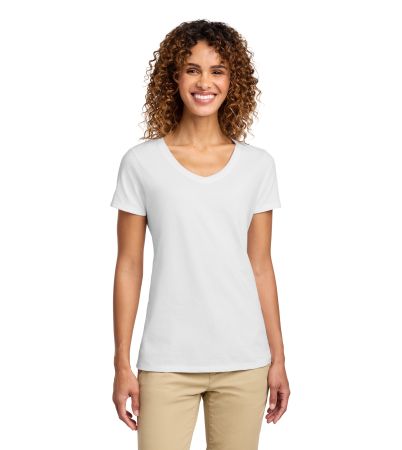 Port & Co  Women's Fan Favorite V-Neck Tee. LPC450V