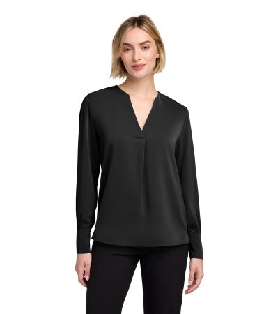 Brooks Brothers ® Women's Open-Neck Satin Blouse BB18009