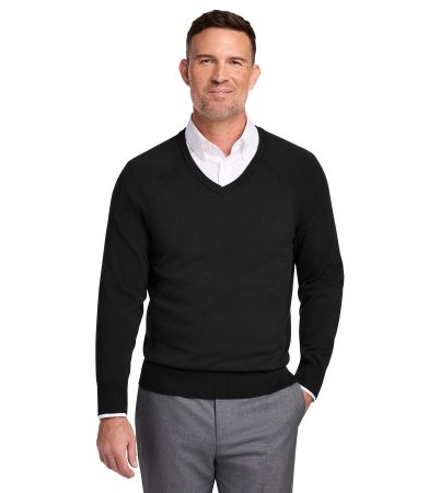 Brooks Brothers ® Cotton Stretch V-Neck Sweater BB18400