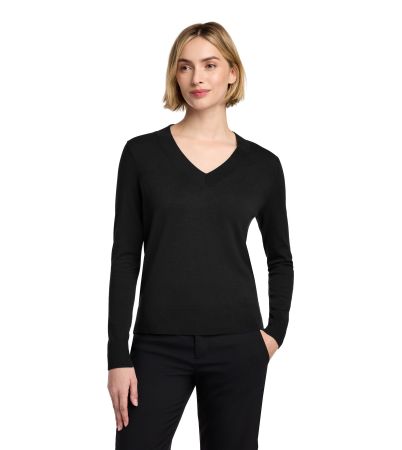 Brooks Brothers ® Women's Cotton Stretch V-Neck Sweater BB18401