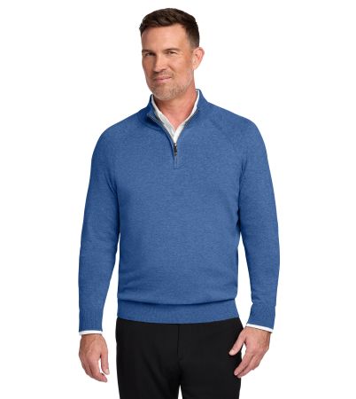 Brooks Brothers ® Cotton Stretch 1/4-Zip Sweater BB18402