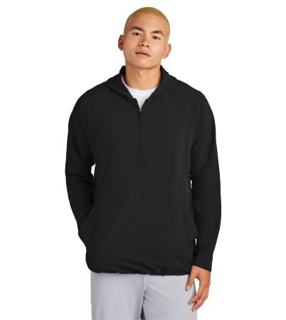 Sport-Tek ® Repeat 1/2-Zip Long Sleeve Hooded Jacket JST488