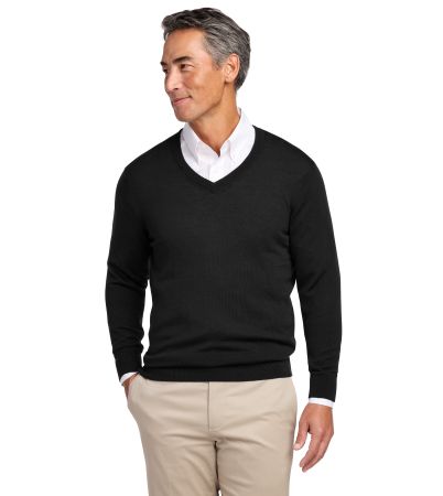 Brooks Brothers ® Washable Merino V-Neck Sweater BB18410