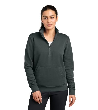 Nike Women's Club Fleece Sleeve Swoosh 1/2-Zip NKDX6720