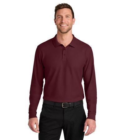 Port Authority ® Wearever Signature Pique Long Sleeve Polo K200LS