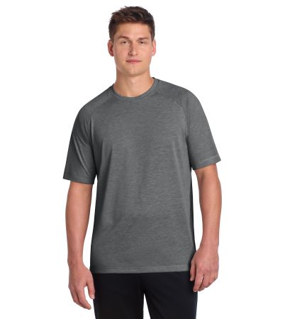 Sport-Tek  ®  PosiCharge  ®  Tri-Blend Wicking Raglan Tee. ST400