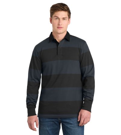 Sport-Tek ® Classic Long Sleeve Rugby Polo. ST301
