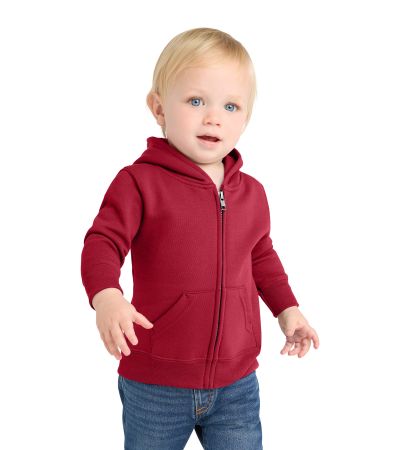 Port & Co  Infant Core Fleece Full-Zip Hooded Sweatshirt. CAR78IZH