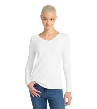 District ® Women's Very Important Tee ® Long Sleeve V-Neck. DT6201