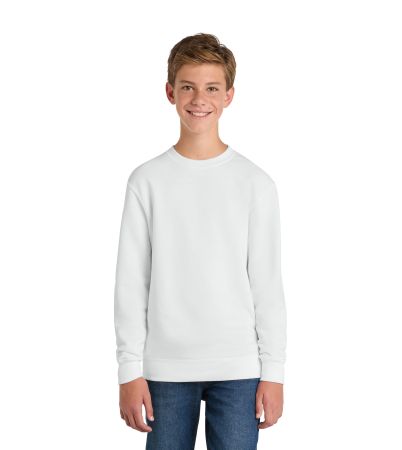 Port & Co  Youth Core Fleece Crewneck Sweatshirt. PC90Y