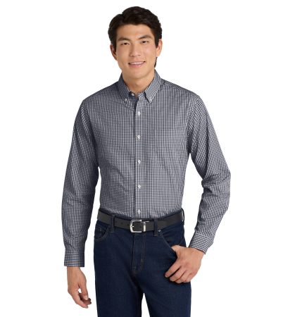 Port Authority  ®  Broadcloth Gingham Easy Care Shirt W644