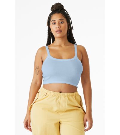 BELLA+CANVAS ® Women's Micro Rib Spaghetti Strap Tank BC1012