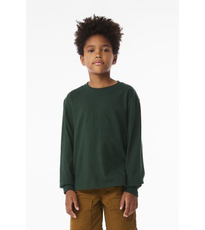 BELLA+CANVAS ® Youth 6-Ounce Heavyweight Long Sleeve Tee BC3511Y