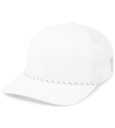 Pacific Headwear Trucker Snapback Braid Cap 104BR