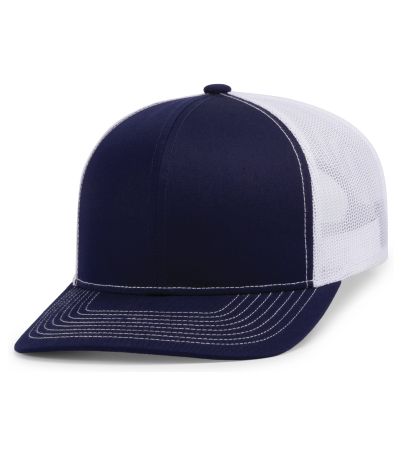 Pacific Headwear Contrast Stitch Trucker Snapback 104S
