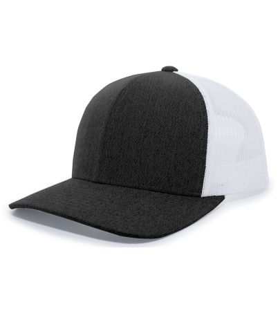 Pacific Headwear Heather Trucker Snapback Cap 110C