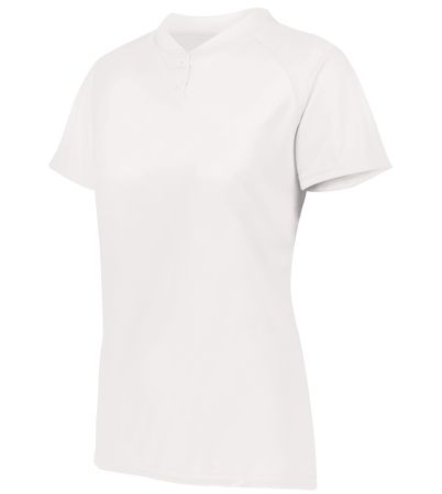 Augusta Sportswear Ladies Attain Wicking Two-Button Softball Jersey 1567