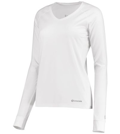 Holloway Ladies Electrify Long Sleeve Tee Powered by Coolcore® 222770