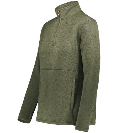 Holloway Ladies Alpine Sweater Fleece 1/4 Zip Pullover 223740