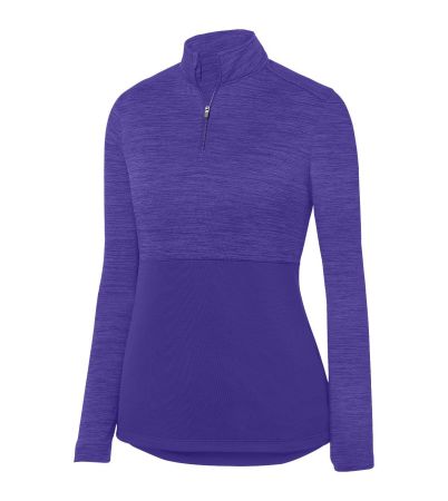 Augusta Sportswear Ladies Shadow Tonal Heather 1/4 Zip Pullover 2909