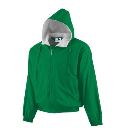 Augusta Sportswear Hooded Taffeta Jacket/Fleece Lined 3280