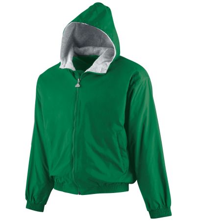 Augusta Sportswear Youth Hooded Taffeta Jacket/Fleece Lined 3281
