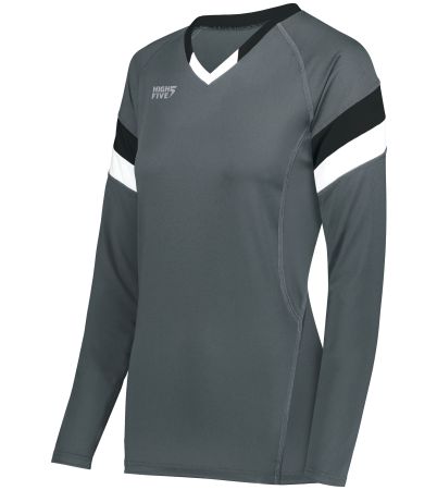 High Five Girls TruHit Tri-Color Long Sleeve Jersey 342243
